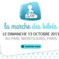 3e édition de La Marche des bébés le dimanche 13 octobre à Paris